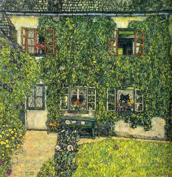  Guard Oil Painting - The House of Guardaboschi Gustav Klimt woods forest